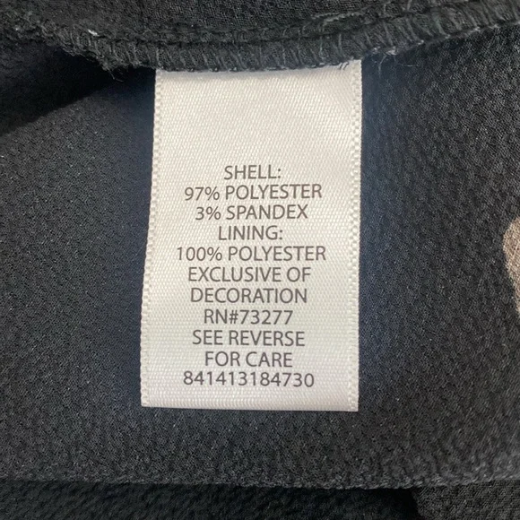 Candies Black Dress with Cream Flowers Maxi Dress Size XS - Picture 8 of 10